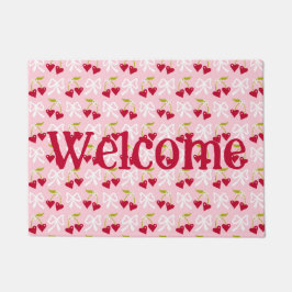 Tapete Cherry Sweet Preppy Pink e Red Teen Kids Girl