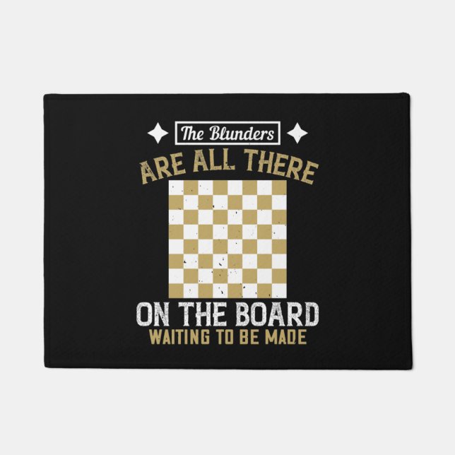 Tapete Chess - Blunders are waiting to be made (Frente)