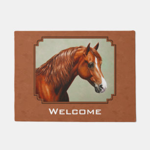 Tapete Chestnut Morgan Horse Rusty Red