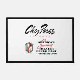 Tapete Chez Paree, Restaurante do Teatro, Chicago, IL