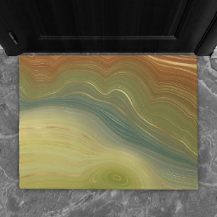 Tapete Chic Earthy Strata   Agato natural de pedra de cob