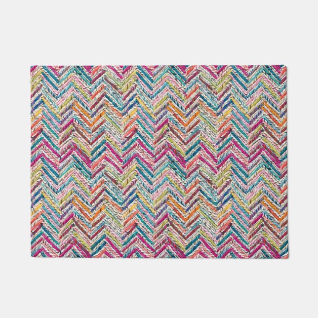Tapete Chic neon color chevron (Frente)