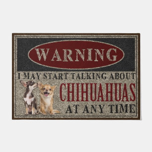 Tapete Chihuahua Doormat, Chihuahua Lover Bem-Vindo Mat