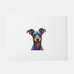 Tapete Chihuahua  Pintura Abstrata  Cor  Cachorro Fofo (1