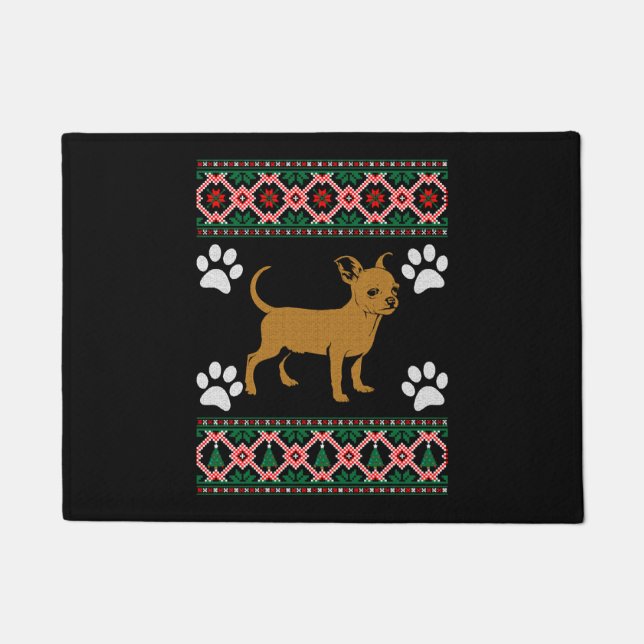 Tapete Chihuahua Ugly Christmas Sweat Xmas (Frente)