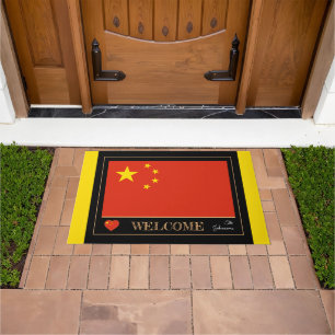 Tapete China e China Flag House mats/sport Bem-vindos