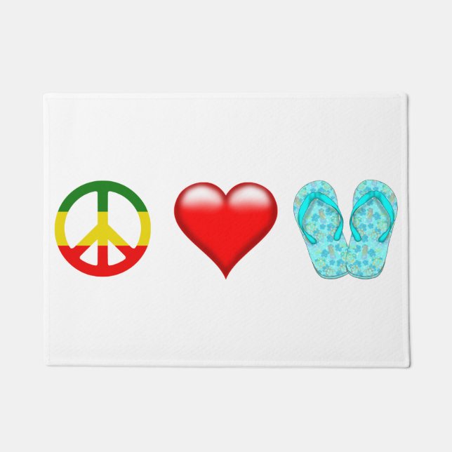 Tapete Chinelos de Amor pela Paz (Frente)