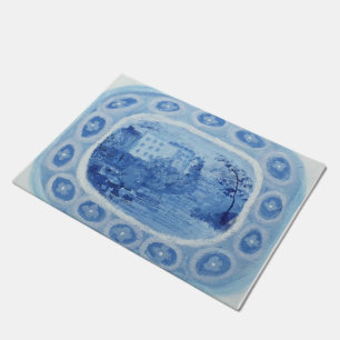 Tapete Chinoiserie Blue Willow Platter Dish