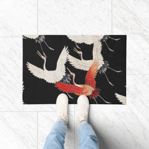 Tapete Chinoiserie Grou Voador Zen Minimalista Arte Kimon