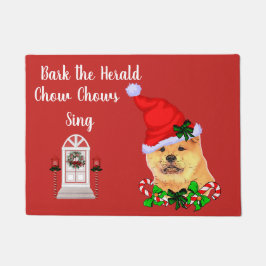 Tapete Chow Chow Christmas Door Mat