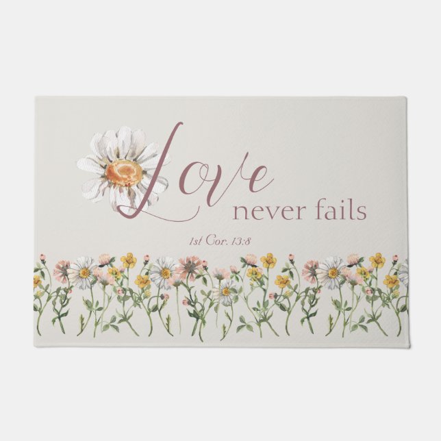 Tapete Christian Faith Bíblia Verse Wildflower (Frente)