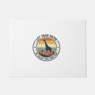 Tapete Christian Faith Giraffe Inspirational Retro Sunset