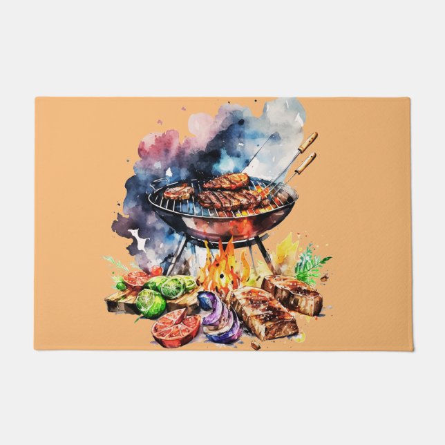 Tapete CHURRASCO e grelha (Frente)