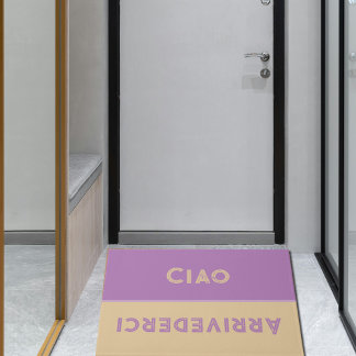 Tapete Ciao - saudações à beige&lavanda italiana