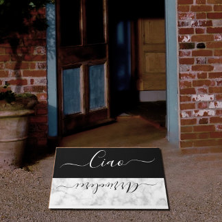 Tapete Ciao - saudações em italiano no4 Doormat
