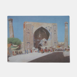 Tapete Cidade de Samarkand na Ásia Central