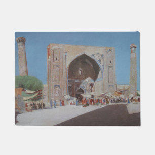 Tapete Cidade de Samarkand na Ásia Central