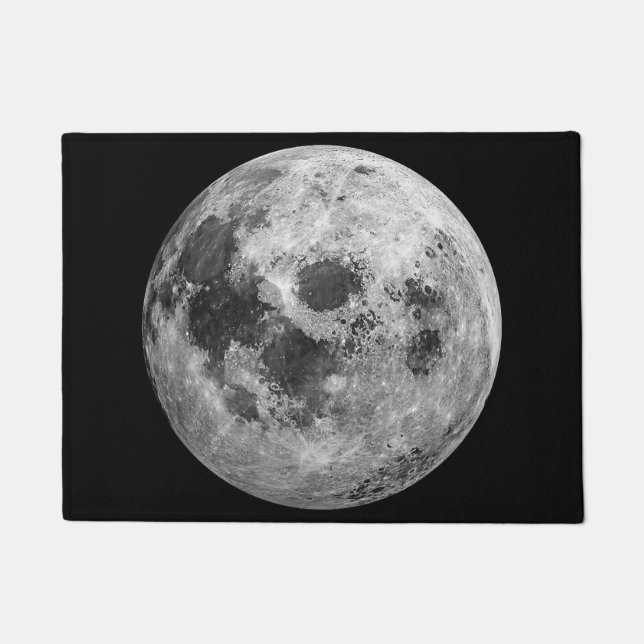 Tapete Ciência da Astronomia Espacial legal com Lua Cheia (Frente)