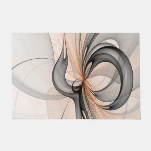 Tapete Cinza Antracita Siena forma arte fractal