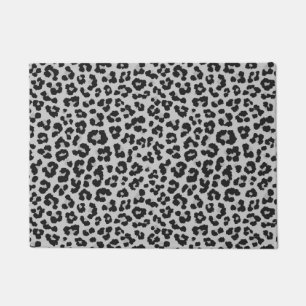 Tapete Cinza cinza Ash Leopard Cheetah Padrão de Impressã