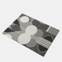 Tapete Cinza e Design Geométrico Branco com Linhas Círcul