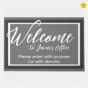 Tapete Cinza Engraçado Nome Personalizado Office Workplac