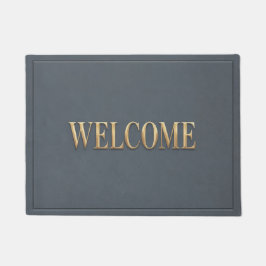 Tapete Cinza Welcome Mat
