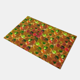 Tapete Círculo de textura em laranja bruto