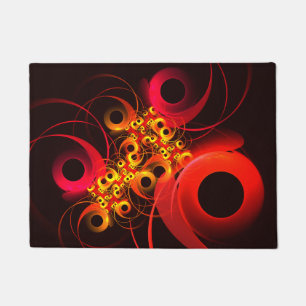 Tapete Círculos Coloridos Padrão Moderno de Arte Abstrato