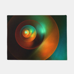 Tapete Círculos Coloridos Padrão Moderno de Arte Abstrato