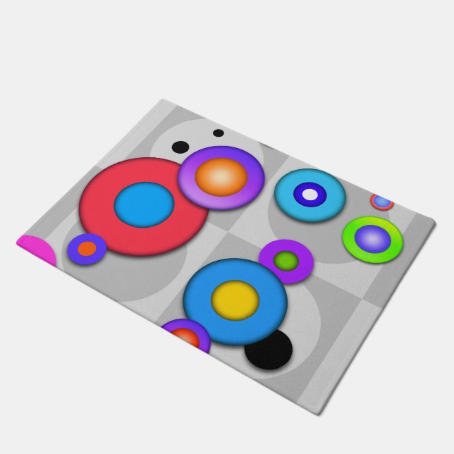 TAPETE CÍRCULOS DO POP ART (Inclinado)