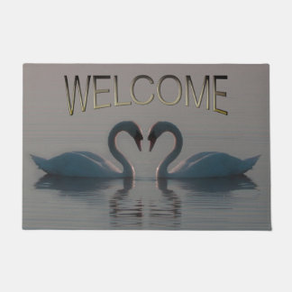 Tapete Cisnes Azuis Devem Ser Amor