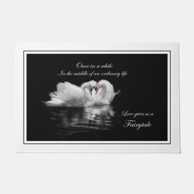 Tapete Cisnes no amor (Frente)