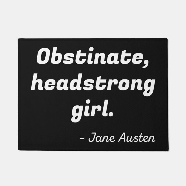 Tapete Citação de Orgulho e Preconceito II (Frente)