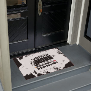 Tapete Citação Inspirativa Cristã Branco Trendy Black
