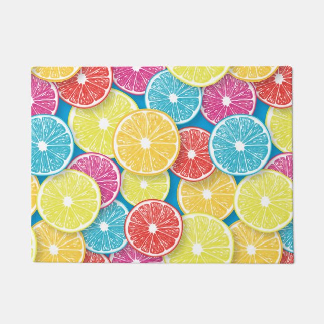 Tapete Citrus fruta slices pop (Frente)