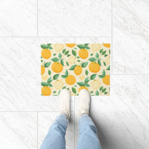 Tapete Citrus limon yellow tropical fruta