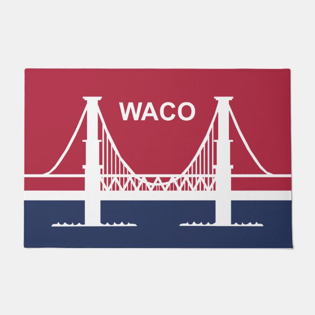 Tapete City Flag of Waco (Texas, EUA) (Frente)