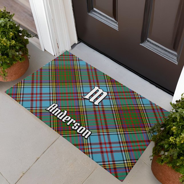 Tapete Clan Anderson Tartan Doormat (Criador carregado)