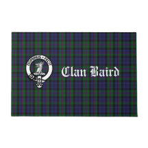 Clan Baird Crest Tartan Personalizável