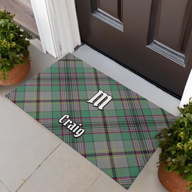Tapete Clan Craig Tartan Doormat (Criador carregado)