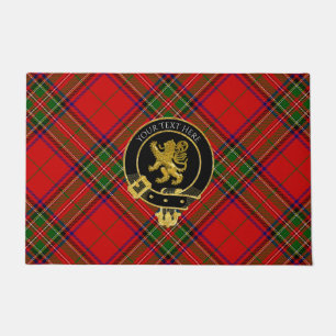 Tapete Clan Crest Lion Tartan Doormat