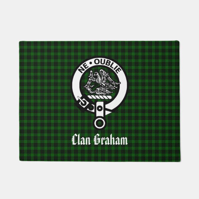 Tapete Clan Graham Crest & Tartan (Frente)