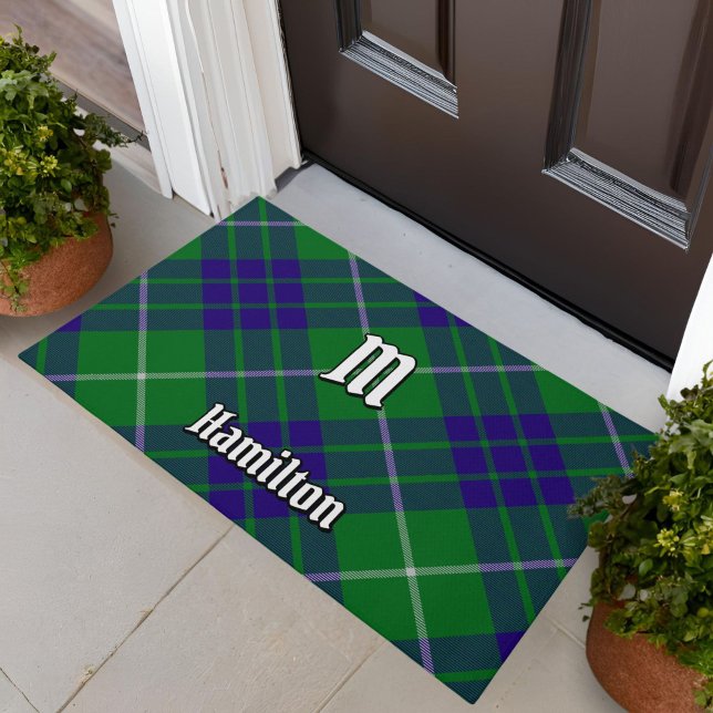 Tapete Clan Hamilton caçando Tartan Doormat (Criador carregado)