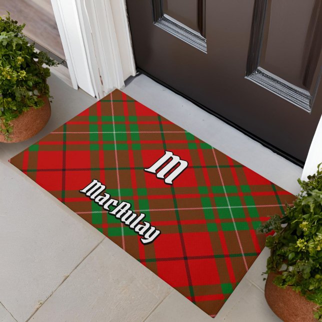 Tapete Clan MacAulay Tartan Doormat (Criador carregado)