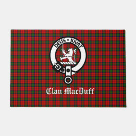 Tapete Clan MacDuff Tartan e Crachá Crest escoceses
