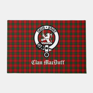 Tapete Clan MacDuff Tartan e Crachá Crest escoceses