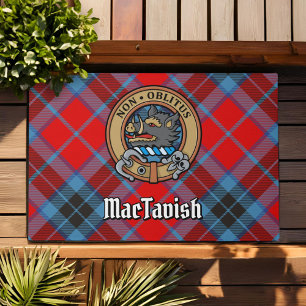 Tapete Clan MacTavish Crest sobre Tartan