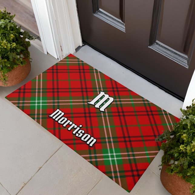 Tapete Clan Morrison Red Tartan Doormat (Criador carregado)