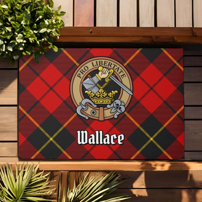 Tapete Clan Wallace Crest sobre Tartan (Criador carregado)
